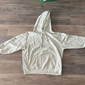 LIGHT GREEN UNIQLO HOODIE